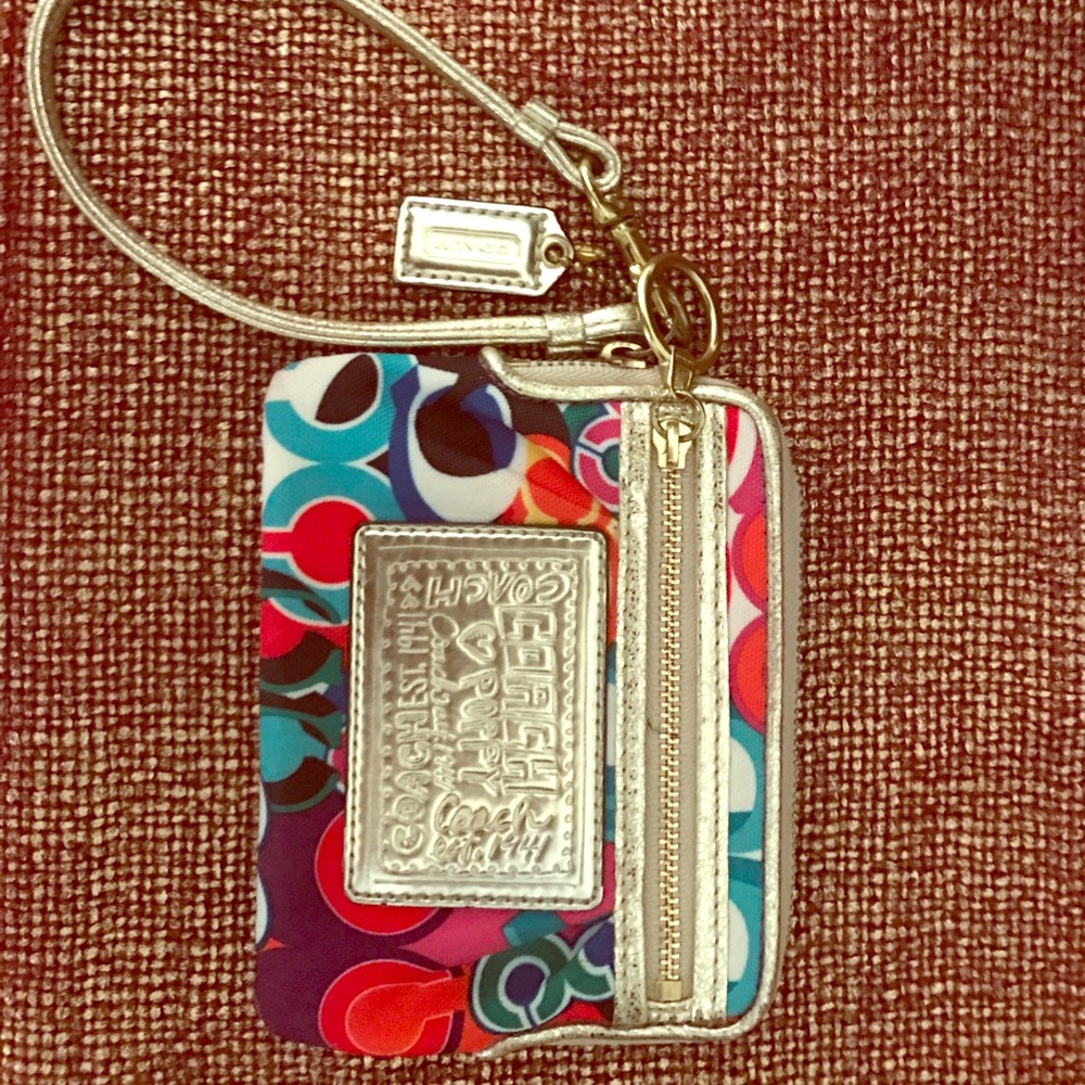 Authentic Coach wristlet