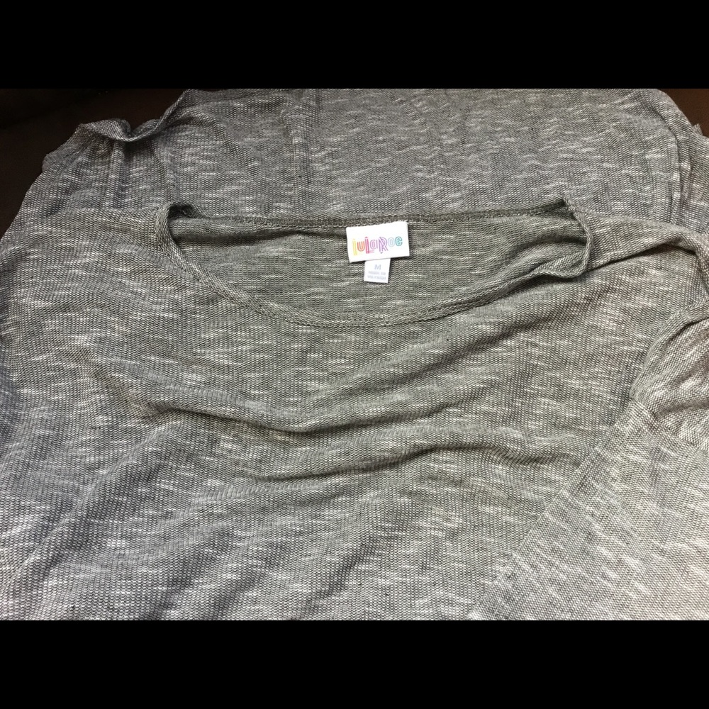 Medium Irma gray/waffle knit texture