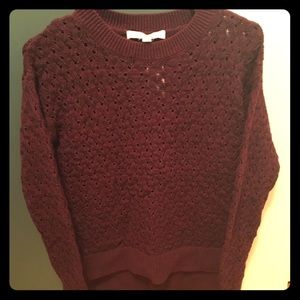 Loft knit high low sweater