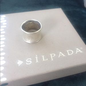 Silpada Hammered Cuff ring