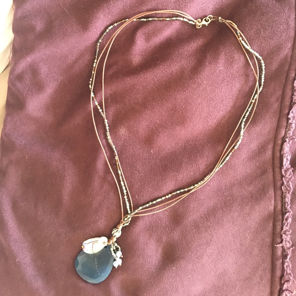 Silpada Sterling Silver INDIGO MOOD Necklace