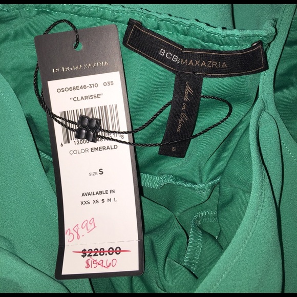 Green bcbg dress - Picture 2 of 2