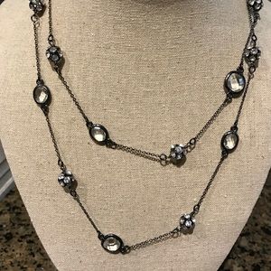 Stella &a Dot Chelsea Necklace - Hematite