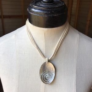 Abalone shell necklace