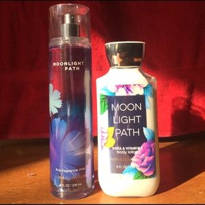 Bath and Body works lotion and body spray