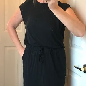 Banana Republic small black casual knit dress