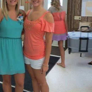 Victoria's Secret coral summer bra top