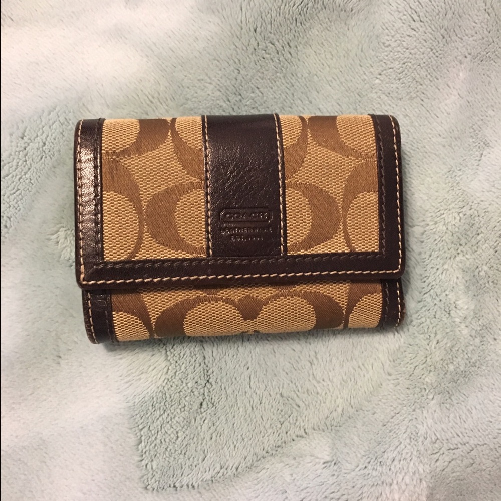 Real Coach, real leather barely used wallet