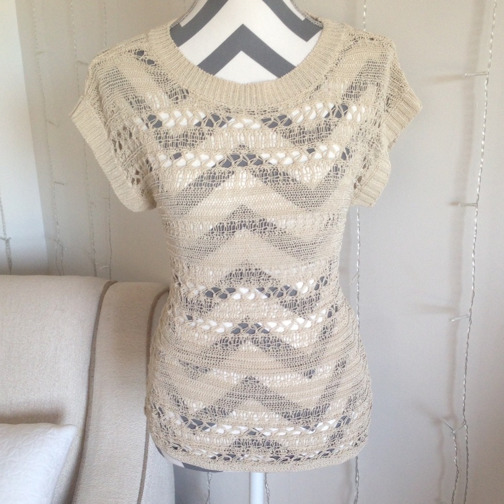 Anne Klein See Through Top