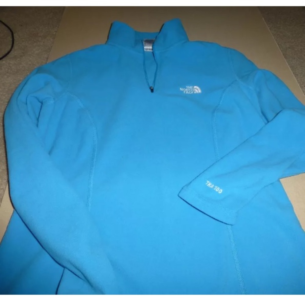 The North Face fleece pull over.
