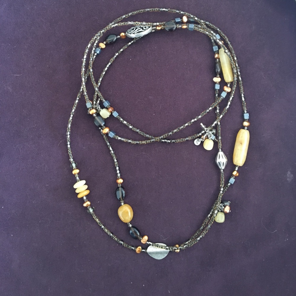 Retired Silpada Serpentine Boho Necklace