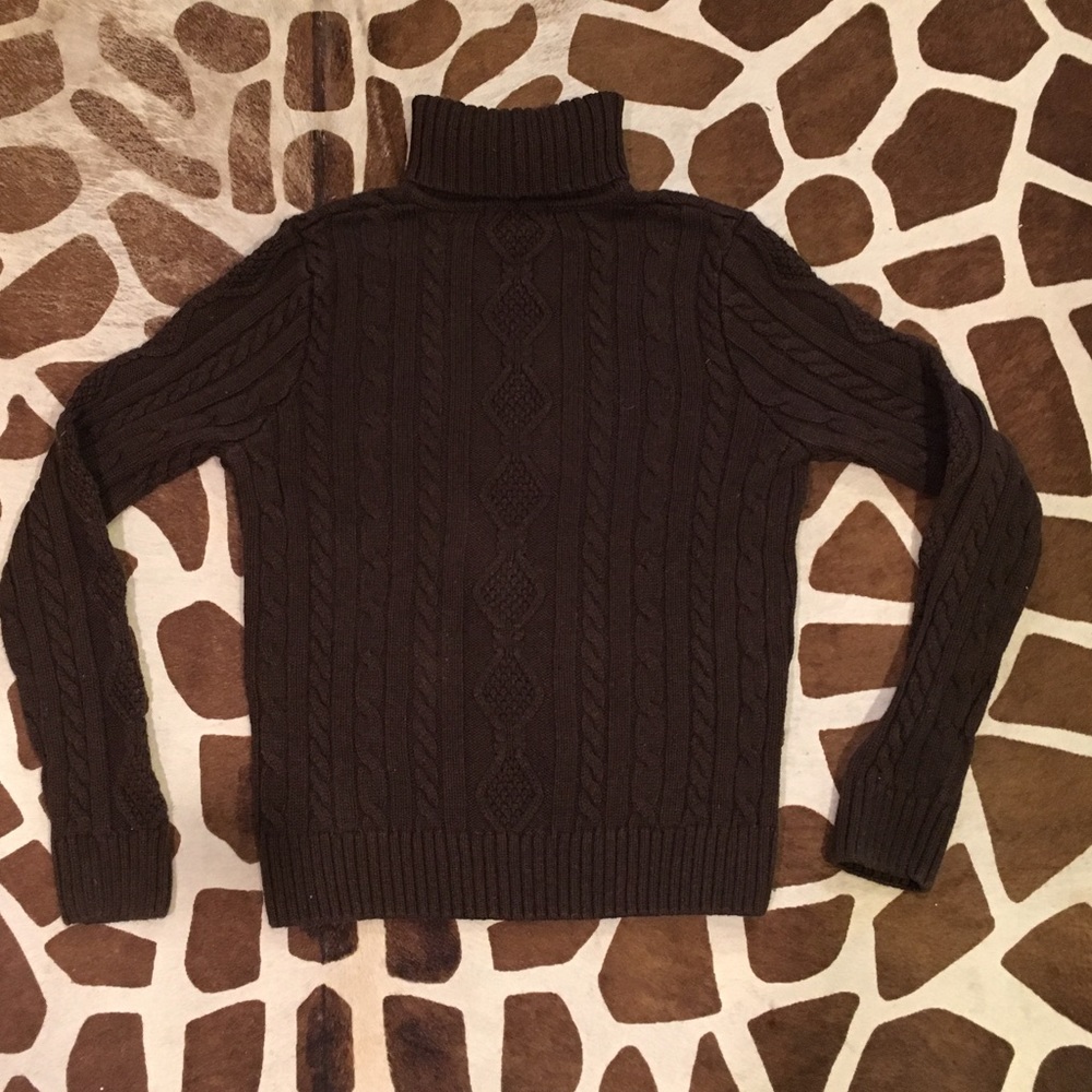Vintage Brown Turtleneck Sweater