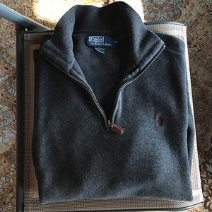 NWOT Men's Grey 1/2 Zip Sweater