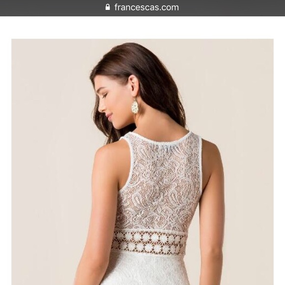 Francesca's Lace white dress - Picture 3 of 4