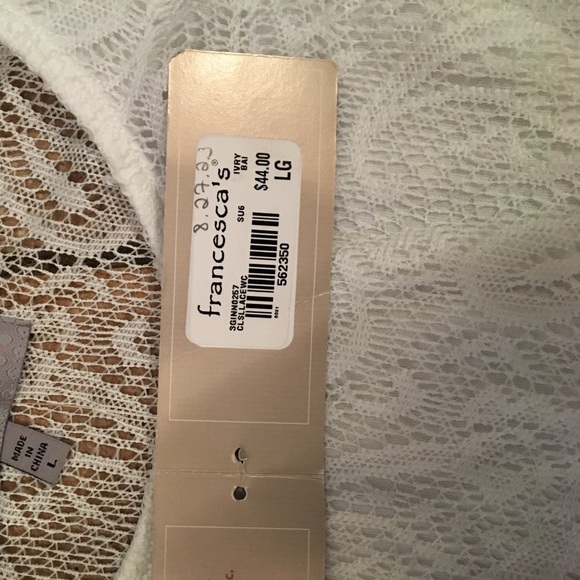 Francesca's Lace white dress - Picture 4 of 4