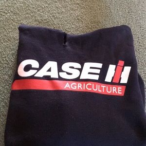 Black and red international hoodie