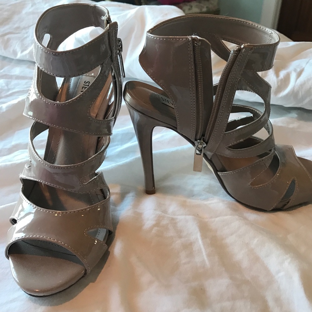 Steve Madden Nude Strappy Heel