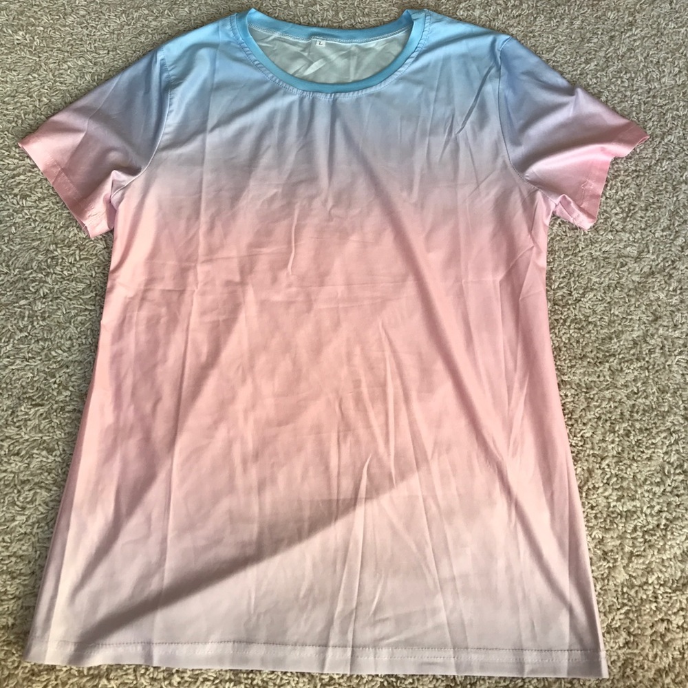 Ombré tie-dye top