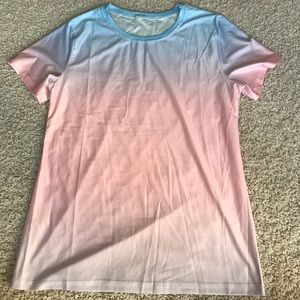 Ombré tie-dye top