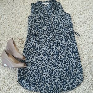 LOFT Sleeveless Shirtdress