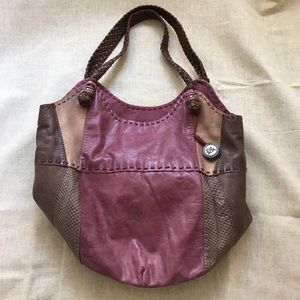 Sak leather patchwork purse