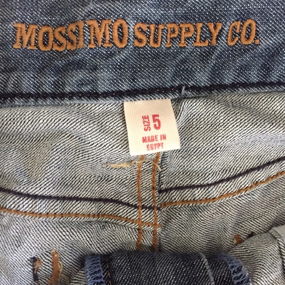 4/$20 Mossimo Jean Denim Shorts Size 5 - Picture 4 of 6