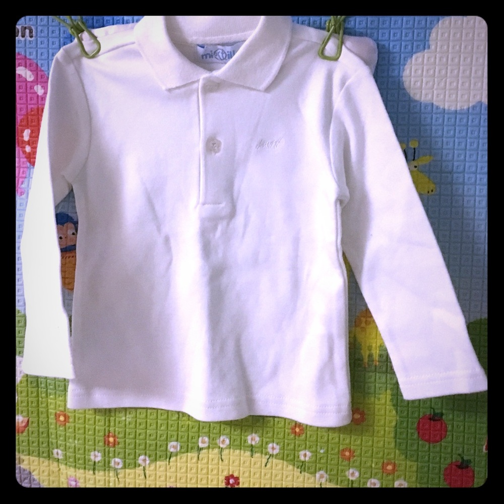 NWT Mirtillo Italian designer boys polo 12M