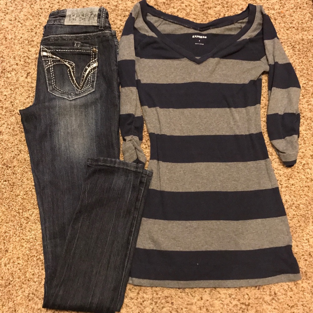 Express long top half sleeve and vanilla star