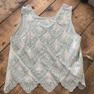 Women's sequin tank top