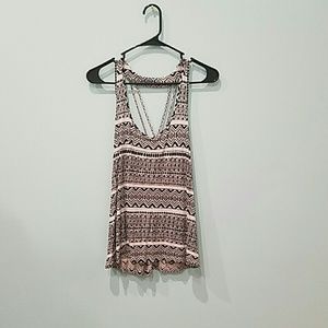 tribal print tank top