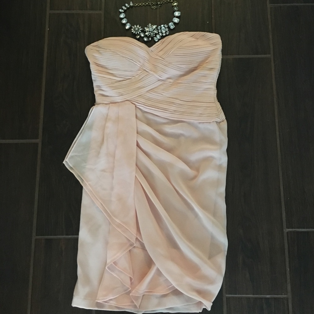 Pale pink bridesmaid dress sz S LuLus
