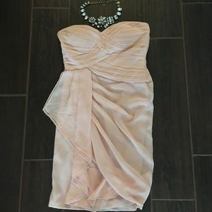 Pale pink bridesmaid dress sz S LuLus