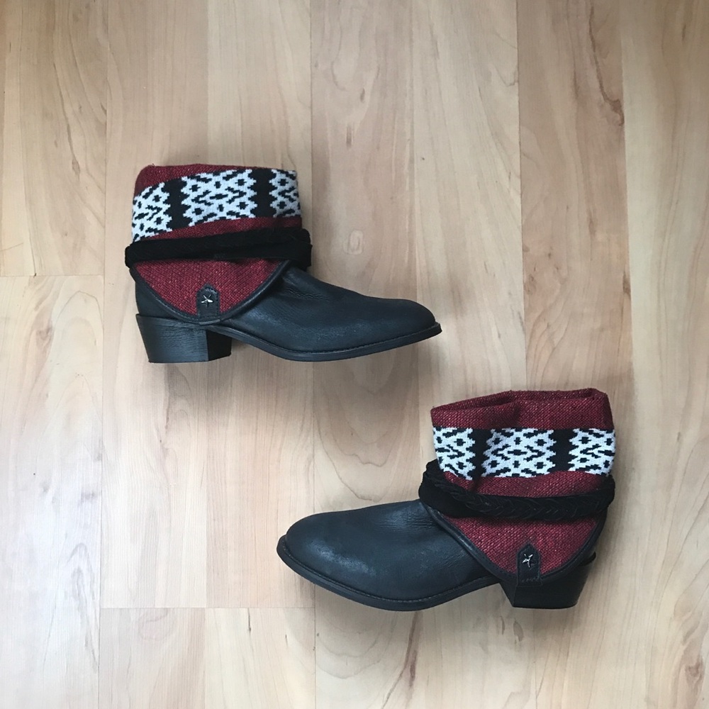 Zara Tribal booties