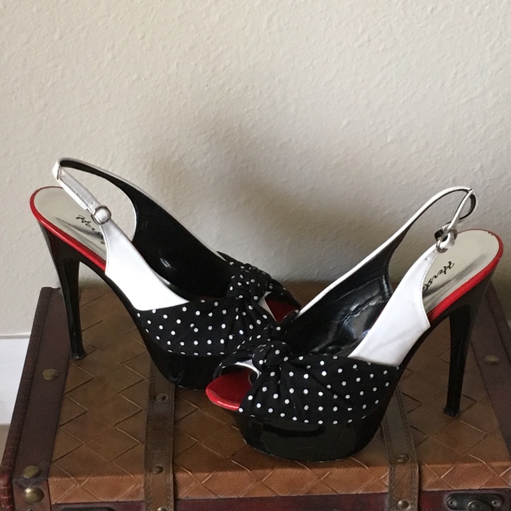 Platform Slingback Heels