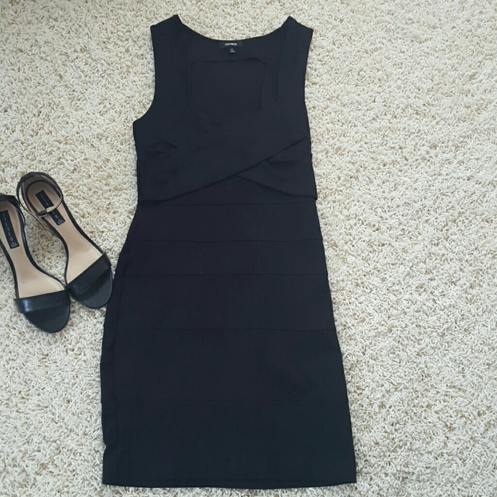 Black Express Bodycon dress