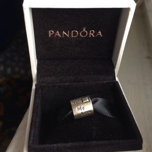 Pandora Valentine Letter Charm
