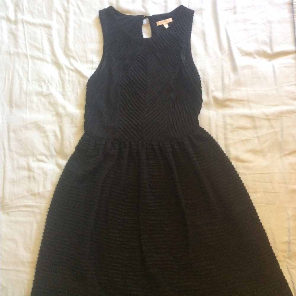 Anthropologie black dress