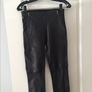 Theory leather pants