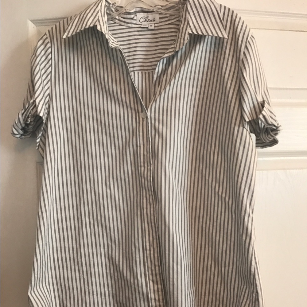Chaus Black and White Top.