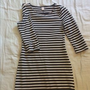 Black and white striped Old Navy dress