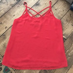 Red tank top