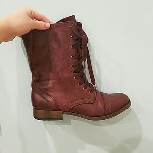 combat styled boots