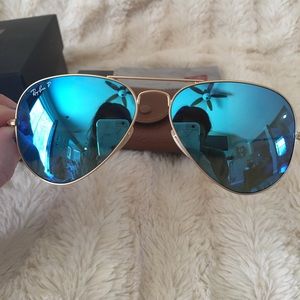 Rayban aviators polarized