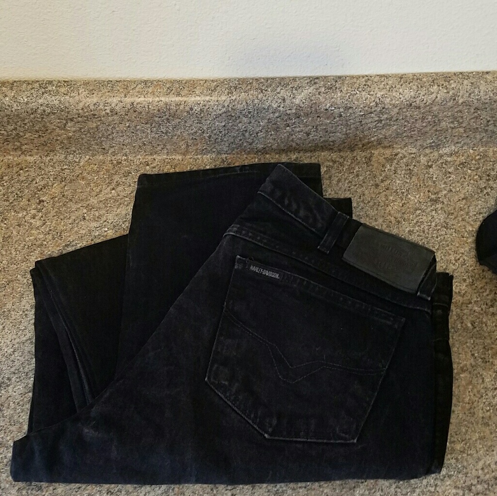 Men's Black Harley Davidson Jeans 36x36