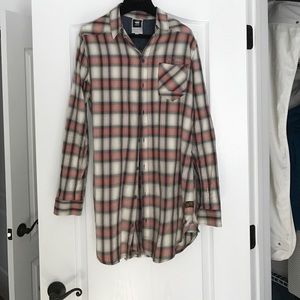 Gstar Legion Straight Long Check Shirt