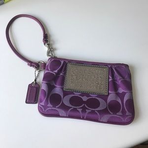 Coach wristlet