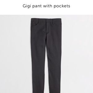 J Crew Gigi Pant with Pockets