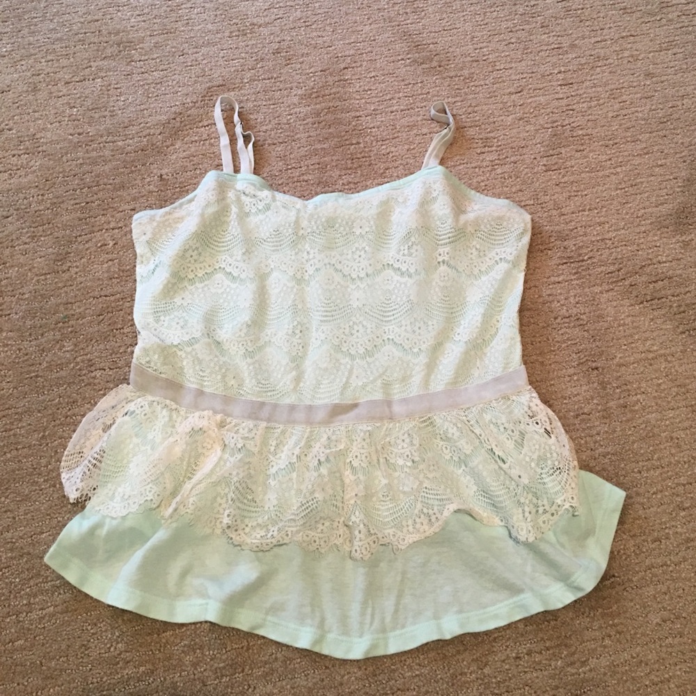 Lace tank top