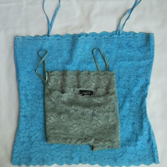 SOLD IN Bundle of 2 Rue21 camis - Picture 2 of 3