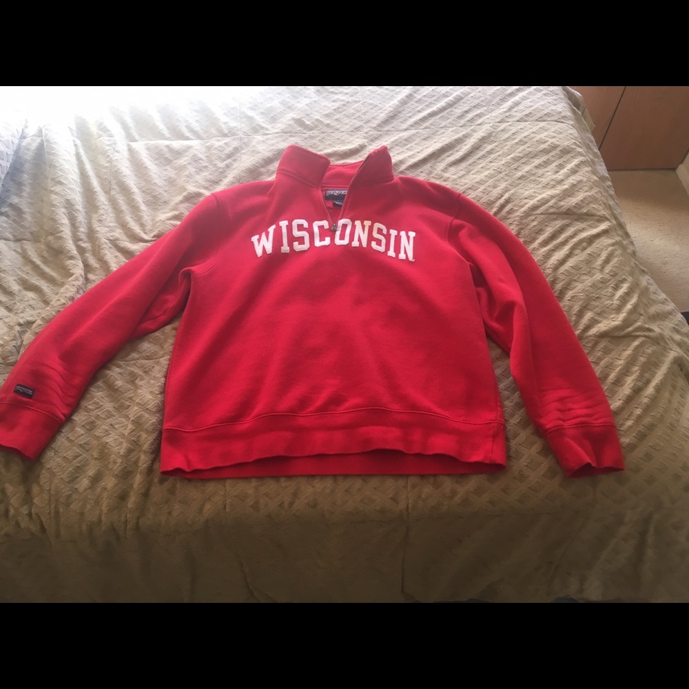 Authentic Jansport Wisconsin 3/4 Zip